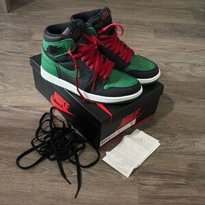 jordan 1 pine green